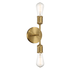 Applique da Parete Reverie a Doppia Luce per Bagno, 5"W X 10.75"H X 5"E, per Camera da Letto, Corridoio o Ingresso - Product Image 2