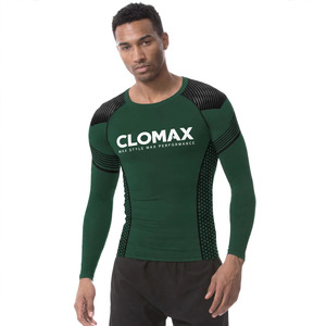 Rashguard unisexe à manches longues imprimé loup, écologique, 220g, séchage rapide, compression Spandex/Polyester pour adultes - Product Image 4