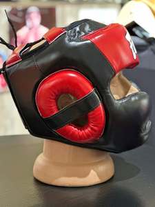 High Quality Custom Boxing <b>Head</b> Guard Helmet Hook Loop Closure Boxing Muay Thai MMA Sparring Protection - Product Image 2
