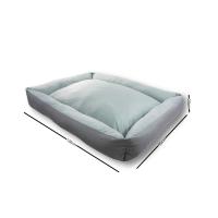 Cama Extra Grande para Perro, Rectangular, de Terciopelo Sólido, Lujosa, Suave y Cálida, Desmontable, Tipo Sofá, para Todas las Estaciones