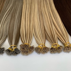 Extensiones de cabello alineado con cutícula virgen 100% al por mayor precio de gran negocio para la fabricación popular de cabello Nano Tip - Product Image 6