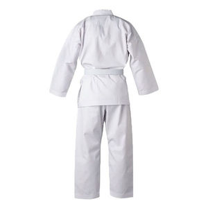 Nuevo Conjunto de Uniforme de Karate Clásico, Edición Premium, Liso, en Blanco, Hecho de Algodón de Alta Calidad, Personalizable - Product Image 2
