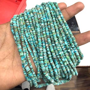 Cuentas de Piedra Suaves Multicolor en Forma de Neumático Heishi de 3-5mm para Joyería, Certificadas por JAIPUR GEMS HOUSE CMA, ¡Venta Caliente! - Product Image 3