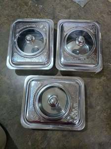 Recipiente para Calentar Comida de Acero Inoxidable de Primera Calidad, Diseño Clásico, Sostenible y Duradero, para Servir en Restaurantes, Bufés, Bodas, Fiestas y Eventos - Product Image 2