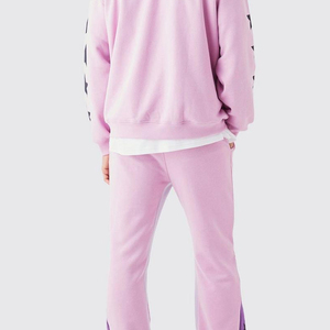 Nuevo Chándal Deportivo con Diseño Personalizado y Logotipo, Lavado Ácido, para Hombre, Invierno, 100% Algodón, Felpa, Estilo Urbano, Talla Grande - Product Image 5