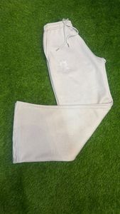 Factory Made Cotton Made Men's Flared Streetwear Staked <b>Trouser</b> Embroidery Logo Men <b>Trouser</b> with <b>Drawstring</b> - Product Image 4
