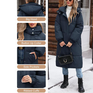 Blouson matelassé classique pour femme, respirant, couleur unie personnalisable, tissu tendance de haute qualité - Product Image 6