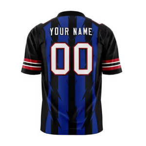 Maillot de football américain imprimé par sublimation, nouveau style, fabriqué en usine par un fabricant OEM, avec service OEM - Product Image 2