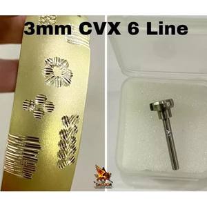 Outil de gravure à facettes pour bijoux Volant en diamant grade 80 Mono Outils de bijouterie Conception de doublure convexe Outils diamantés - Product Image 6