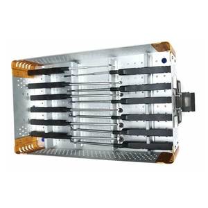 Microsect Reusable Curette Kit 12pcs Surgical Curettes Tray Stainless Steel Veterinary Medical <b>Instruments</b> CE Certified - Product Image 5