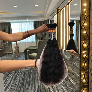 Cutícula alaigned cabello crudo indio a granel Nuevo producto Venta caliente 100% Calidad Natural Raw Indian Hair Weave, Indian Hair Wholesale - Product Image 1