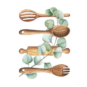 Produit le plus vendu, outils à salade écologiques, compatibles lave-vaisselle, pour la cuisine à domicile, fabriqués en Inde - Product Image 4