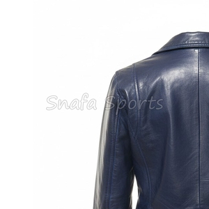 Veste en cuir chaude pour femme, essentielle pour l'hiver, avec doublure douce, vêtement d'extérieur protecteur pour le froid. Vestes en cuir. - Product Image 6