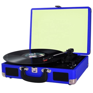 Altavoz de sistema doméstico popular portátil mayorista <span class=keywords><strong>buen</strong></span> <span class=keywords><strong>sonido</strong></span> colores personalizados 3 velocidades moda FM Radio maleta <span class=keywords><strong>Tocadiscos</strong></span> - Product Image 1