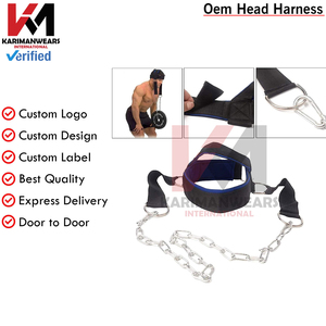 Neck <b>Training</b> Harness Men Women Gym Weightlifting Support <b>Strength</b> Workout Band OEM Supplier - Product Image 6