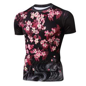 2026 Top Quality Men Sublimation Printing 100% Polyester Sports Workout Birthday Sublimation Latest Men's T-Shirts - Product Image 5