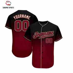 Maillot de baseball respirant personnalisé sur mesure avec impression numérique par sublimation, design sur mesure OEM - Product Image 3