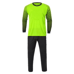 Diseño de sublimación personalizado acolchado portero Jersey entrenamiento deportivo uniformes de fútbol - Product Image 1