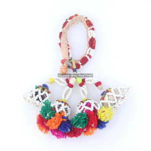 Vintage Indian Embroidered Handmade Bracelet For Women Antique Gypsy Bracelets Vintage Vintage Indian Embroidered Handmade - Product Image 6