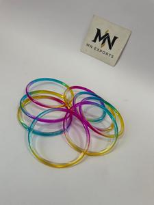 MN EXPORTS Resin Colorful Round <b>Bangles</b> Handmade Circular Jewelry for Women and Girls <b>Glass</b> Crafts - Product Image 2