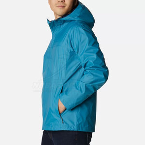 <b>Men</b> Rain <b>Jackets</b> Waterproof <b>Lightweight</b> Outdoor Breathable Fishing Hiking Camping Full Zip Performance Layer - Product Image 4