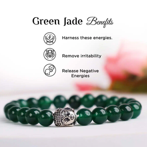 High Quality Emerald Beads Buddha Bracelet Romantic Gift Fashion Charm Jewelry <b>for</b> <b>Men</b> Women Energy Meditation - Product Image 6