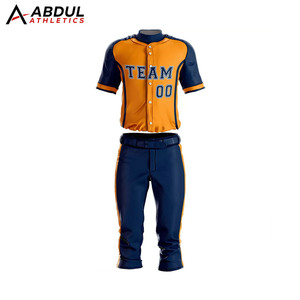 Uniforme de Béisbol de Corte Atlético, Material Ligero y Elástico Diseñado para Máxima Movilidad, Velocidad y Comodidad del Jugador - Product Image 1