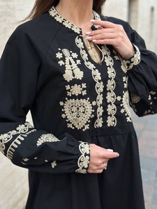 เสื้อคลุมอินเดียสำหรับผู้หญิงผ้าคอตตอนสีขาวผ้า100% ปักลายมาใหม่อินเดีย - Product Image 2