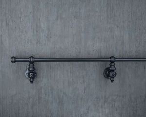 Rampe murale industrielle en fonte pour escaliers, résistante à la rouille - Product Image 5