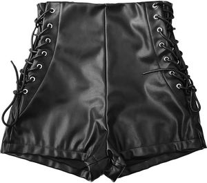 Jupe en cuir véritable pour femme, taille mi-haute, coupe classique, décontractée, avec cordon de serrage, grande taille, séchage rapide, imperméable, écologique - Product Image 3