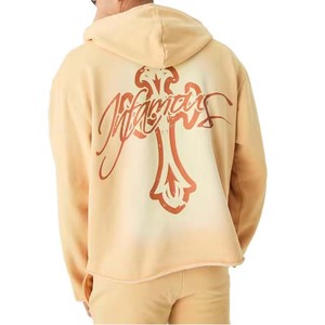 Sudadera con Capucha Azul para Hombre con Estampado Gráfico Blanco, Corte Regular, Ropa Casual, Impresión por Sublimación, Material French Terry - Product Image 4