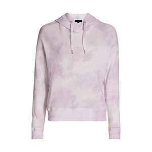 เสื้อฮู้ดมัดย้อมสำหรับผู้หญิง, เสื้อฮู้ดแบบลำลองผ้าถักแบบมีพัลส์คุณภาพระดับพรีเมียมออกแบบได้ตามต้องการสำหรับฤดูหนาวขนาด XS - Product Image 1