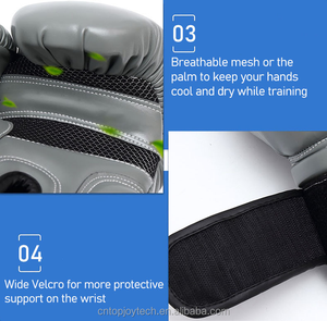 ถุงมือชกมวยคุณภาพสูงแบบติดตีนตุ๊กแก สำหรับฝึกซ้อมมวยไทย ขนาด 10 ออนซ์ 16 ออนซ์ รับสกรีนโลโก้ - Product Image 6