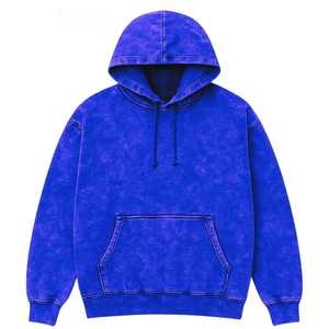 Sudadera con capucha personalizada para hombre, estilo vintage, desgastada, con efecto lavado ácido, salpicaduras de pintura y descolorida por el sol, de forro polar para invierno, estilo streetwear. - Product Image 3