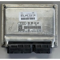 Módulo de control de motor ECU Bosch Audi AR usado. Módulo de control de motor ECU usado compatible con Bosch Audi 8E0 909 518 AR, piezas de automóvil.