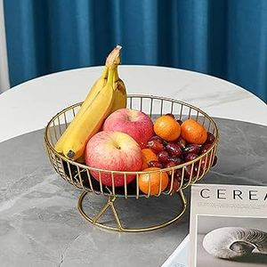 Cesta de Frutas Metálica de Estilo Indio para Encimera, Organizador de Escritorio Creativo Multiusos, Fabricante Mayorista de Cestas de Frutas Metálicas - Product Image 2