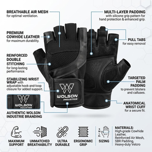 Gants d'entraînement fitness demi-doigts, doux et confortables, avec support de préhension pour le cross-training, la gym et les activités sportives. - Product Image 4