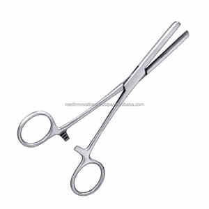 Fórceps de acero inoxidable Ferguson Angiotribe recto y curvo 6,5 pulgadas y 7,5 pulgadas fórceps de hemostato quirúrgico sujeción de Vasos - Product Image 5