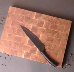 Tabla de cortar y bandeja para servir de bambú MS Handicraft, de una sola pieza, duradera, de forma rectangular, 12 mm de grosor, apta para lavavajillas. - Product Image 1