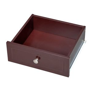 Comodino Grande in Legno Massello di Rovere Stile Country con 3 Cassetti per Camera da Letto Moderna 45x38x63cm - Product Image 4