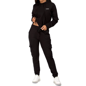 Factory Custom Heavyweight Jogger <b>Set</b> Clothing Sportswear Oversize Tracksuit for Women - Product Image 3