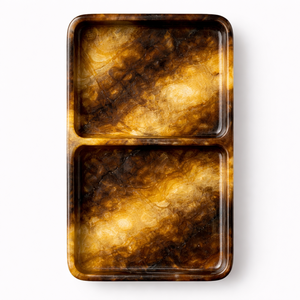 Plateau de service en résine artisanale, très demandé, avec poignée, design élégant pour table à manger, cuisine et décoration intérieure - Product Image 3