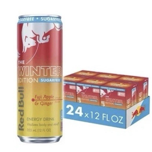 Bebida Energética Red Bull Edición Invierno Sin Azúcar 355ml Sabor Manzana Fuji y Jengibre, Bebida Energética de Moda a Buen Precio - Product Image 2