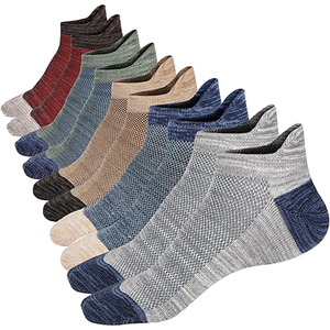 Ankle <b>Socks</b> Breathable <b>Running</b> Sports <b>Socks</b> for Adults Summer Lightweight Mesh Design Solid Color Athletic <b>Socks</b> - Product Image 3