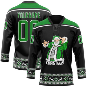 Maillot de hockey personnalisé, nom de l'équipe imprimé, broderie, sublimation, uniformes de hockey sur glace - Product Image 1
