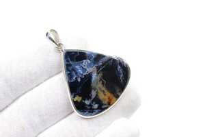 Vintage Style Gold/<b>Silver</b> Plated Sterling <b>Silver</b> Charm <b>Pendant</b> with Natural Stone <b>for</b> Women & <b>Men</b> Engagement - Product Image 4