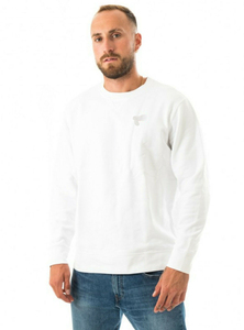 Sweat-shirts personnalisés en gros à col rond en molleton bouclette, sweat-shirt uni à manches longues décontracté pour hommes - Product Image 3