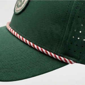 Green 6-Panel Baseball Cap with Embroidered Compass Logo Adjustable Snapback Mesh <b>Hat</b> for Adults Casual Wear Spring <b>Summer</b> - Product Image 5