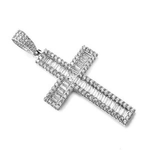 <b>Top</b> Demanded Diamond Pendant Necklace <b>Gold</b> Silver Finish Fashion Jewelry for Women Wedding Party and Casual Bulk Supplier - Product Image 3
