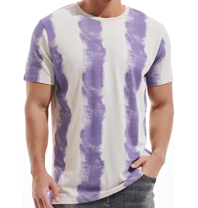 T-shirts pour hommes à manches courtes de qualité supérieure en coton peigné, à séchage rapide, respirants, coupe ample, style urbain, nouveauté - Product Image 1